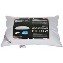 Oreiller en duvet d'oie ultra gonflant et moelleux, 50 x 75 cm - Homescapes