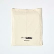 Homescapes - Parure de lit Crème 100% coton Egyptien 200 Fils 240 x 220 cm