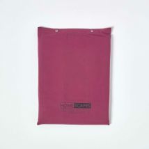 Parure de lit Prune 100% coton Egyptien 200 Fils 155 x 220 cm - Homescapes
