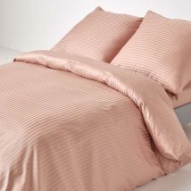 Homescapes - Parure de lit Taupe 100% coton Egyptien 330 fils 240 x 220 cm