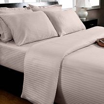 Homescapes - Parure de lit Violet 100% coton Egyptien 330 fils 240 x 220 cm