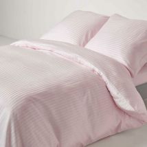 HOMESCAPES Parure de lit Violet 100% coton Egyptien 330 fils 155 x 220 cm