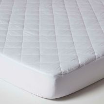 HOMESCAPES Protège-matelas imperméable et matelassé, 120 x 190 cm