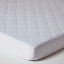 Protège-matelas matelassé, 140 x 190 cm - Homescapes