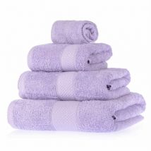 Serviette 100% Coton - Lila - Lot 4 serviettes - Homescapes