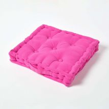 Sitzkissen unifarben pink 40 x 40 cm - Homescapes