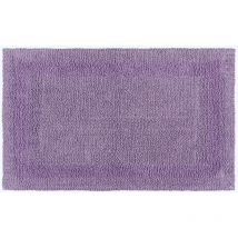 Grand tapis de bain en coton, 70 x 120 cm – Lilas - Homescapes