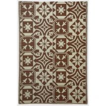 Homescapes - Tapis d'extérieur carreaux de ciment, 182 x 122 cm
