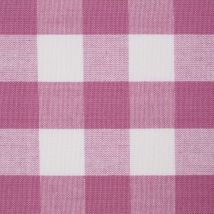 Homescapes - Tissu Vichy à grands carreaux en coton, Rose