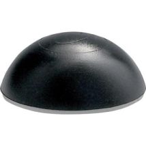 Türpuffer Halbkugel schwarz Ø32mm H:13mm
