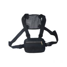 Jormftte - Hommes Femmes Poitrine Rig Sac Hip Hop Streetwear Taille Sac Réglable Poitrine Sacs Fanny Pack