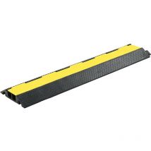 Hommoo - Cable Protector Ramp 2 Channels Rubber 101.5 cm VD04864