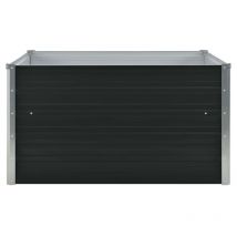 Fimei Jardinière 100 x 100 x 45 cm Acier galvanisé Anthracite
