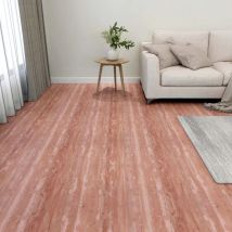 Sweiko - Planches de plancher autoadhésives 55 pcs pvc 5,11 m² Rouge