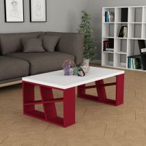 Decortie - honey coffee table - white - burgundy - White