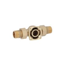 Markenartikel - Pièce de raccordement rotative DA74C, laiton DN25 (1')