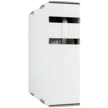 Hongshang 2111164298 Schrumpfschlauch ohne Kleber Transparent 6.40 mm 3.20 mm Schrumpfrate:2:1 10 m