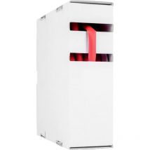 211124328 Gaine thermorétractable sans colle rouge 1.60 mm 0.80 mm Taux de retreint:2:1 15 m - Hongshang