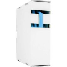 Hongshang - 211134368 Gaine Thermorétractable Sans Colle Bleu 2.40 Mm 1.20 Mm Taux De Retreint:2:1 15 M