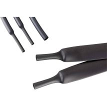 ART002073 Termoretraibile senza colla Nero 95 mm 25 mm Restringimento:4:1 1.22 m - Hongshang