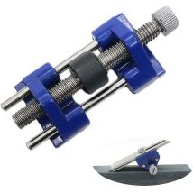 Aougo - Honing Guide with Brass Roller, Stainless Steel Side Clamp Fixed Angle - With Brass Roller for Wood Chisels, Planer Blade, Flat Chisel
