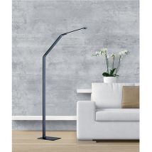 Led Stehleuchte geri grau verstellbar, dimmbar, Lichtfarbe wählbar, Höhe 133cm