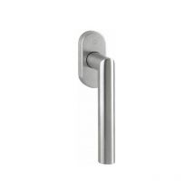 Amsterdam Fenstergriff E0400/U30 - F69 Edelstahl matt - 43 mm - Hoppe