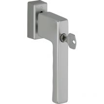 Hoppe - Fenstergriff toulon Sperrzylinder, vk 32-42 mm, Aluminium Edelstahl Effekt