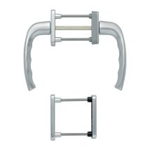Set balcone ny 0810 / 961N / U10 /... Alu.F1 63-73mm quadrato 7mm Hoppe