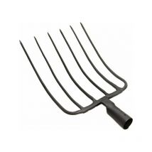 Horca tubo 6 puas s mango H60T