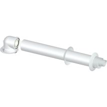 Horizontaler koaxialer Abgassatz 60/100 mm für Bosch Heizkessel