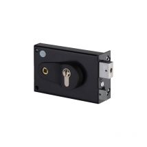 DOM - Horizontales Aufsatzschloss - Einstellbar 52/60 mm - Gerade Nuss - Eurozylinder - ND10 9772