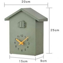 Yzmrbdqc - Horloge Coucou Moderne, Birdsong Carillons Inspiré Design Horloge Murale pour Salon Enfants Chambre Cuisine Bureau Home Decor Décoration