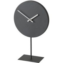 Horloge de table avec un cadran lisse, ratio, ø 24 cm