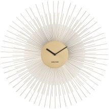Horloge Peony D60cm Present Time Doré