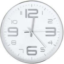Horloge murale 30 cm Argenté DEC022263