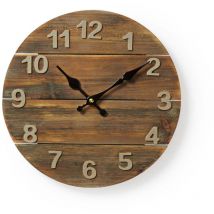 Horloge Murale Ronde Nedis CLWA002WD30 Diamètre 30 Cm Bois