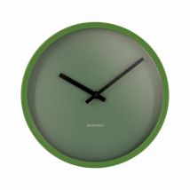 Horloge murale D30cm Remember Vert