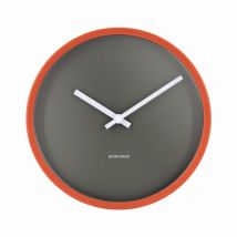 Horloge murale D30cm Remember Gris