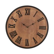 Horloge Murale Effet Bois "Nue" 40cm Naturel