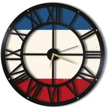 Horloge murale en métal Wall