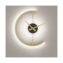 Horloge murale horloge murale horloge moderne applique salon chambre chevet allée loft doré exquis acrylique design de maison décoration intérieure