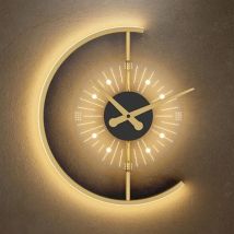 Horloge Murale Légère à led, Horloge Murale NuméRique Gradation à 3 niveaux , Grands chiffres - Réveil pour chambre à coucher, bureau, réveil,