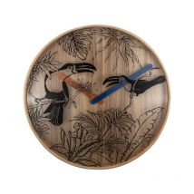 Horloge murale Nextime NE-3230 Tropica Ø40 Bois