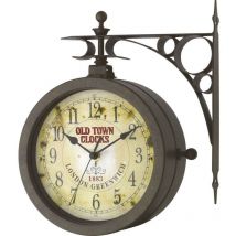 Horloge murale Tfa Dostmann 603011 à quartz 205 mm x 290 mm x 295 mm x 90 mm antique, noir