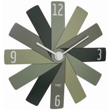 Horloge murale Tfa Dostmann 60.3020.04 à quartz 400 mm x 37 mm x 400 mm vert, olive, vert forêt mécanisme d'horloge silencieux R053532