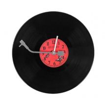 Linghhang - Horloge murale Ultra-silencieuse Horloge Vinyle Record Personnalité Horloge Murale Café Horloge Murale