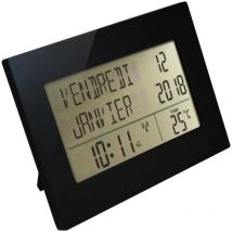 Horloge calendrier radio contrôlée Memento Orium
