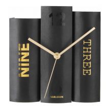 Horloge à poser trompe-l'œil Books