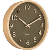 Horloge Pure Small D22cm Present Time Vert